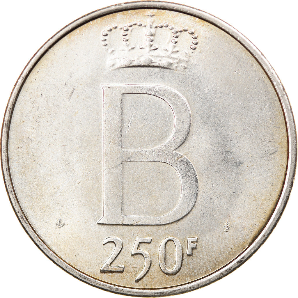 Coin, Belgium, 250 Francs, 250 Frank, 1976, AU(50-53), Silver, KM:157.1