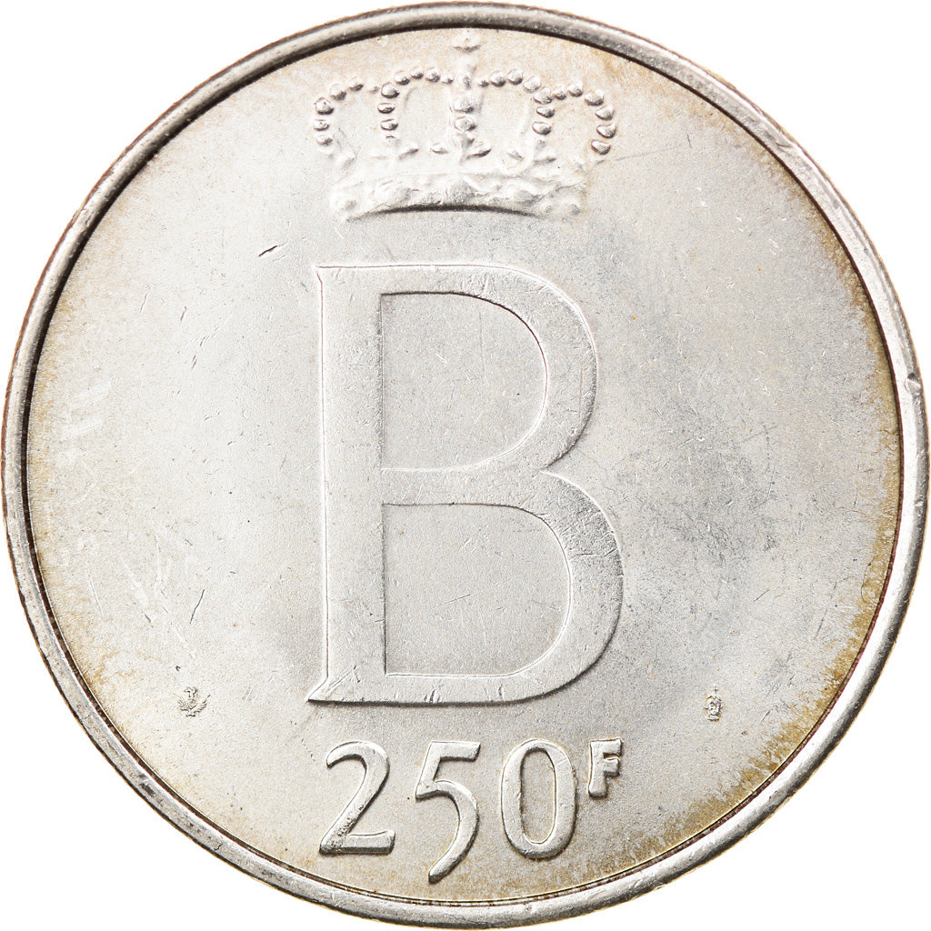 Coin, Belgium, 250 Francs, 250 Frank, 1976, EF(40-45), Silver, KM:157.1