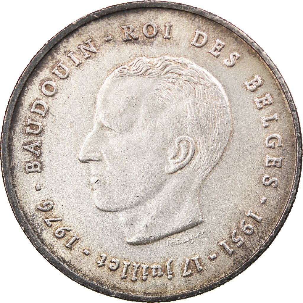 Coin, Belgium, 250 Francs, 250 Frank, 1976, EF(40-45), Silver, KM:157.1