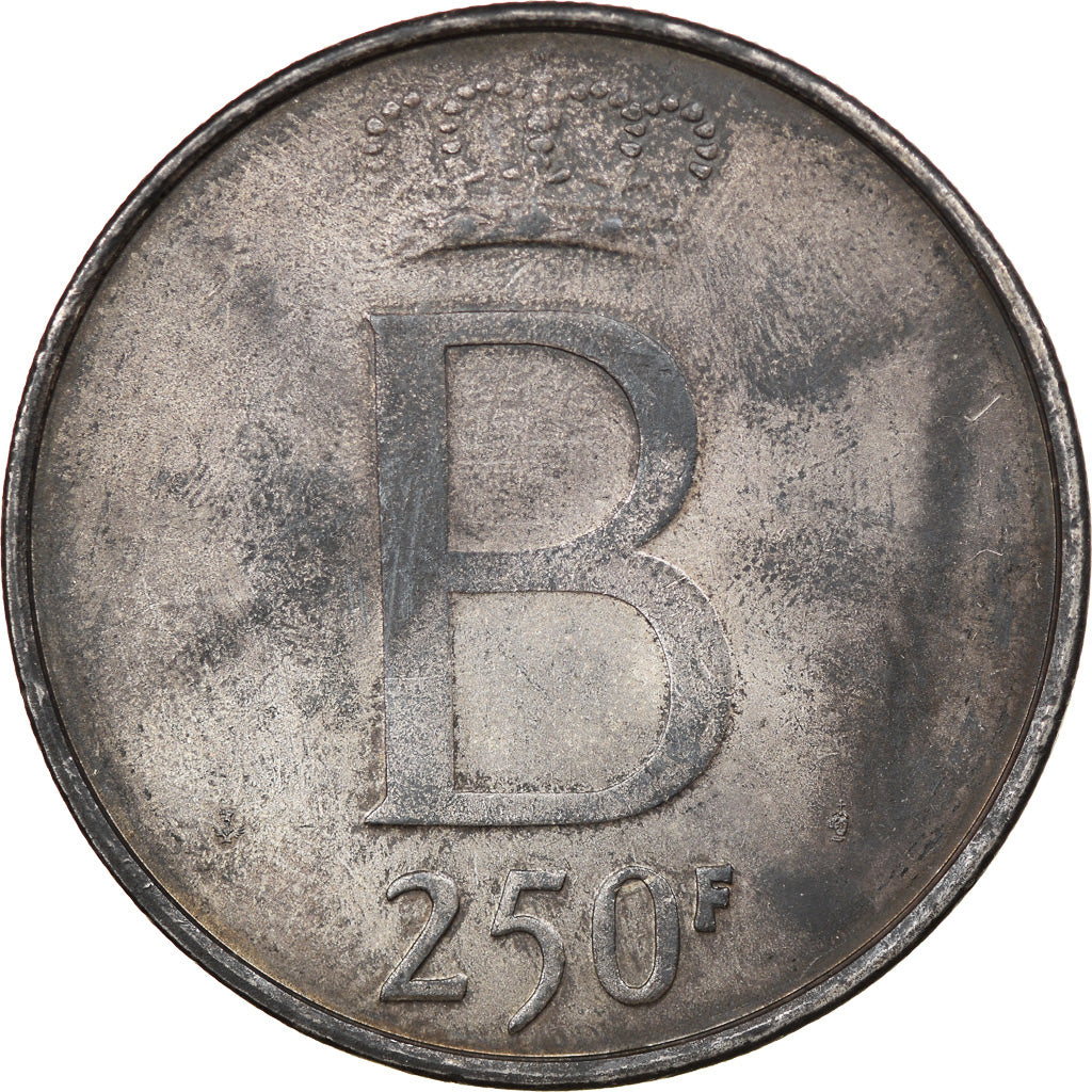 Coin, Belgium, 250 Francs, 250 Frank, 1976, EF(40-45), Silver, KM:157.1