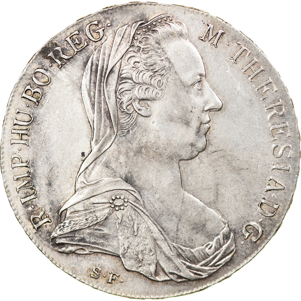 Coin, Austria, Joseph II, Marie-Thérèse, Thaler, 1780, Vienne, AU(55-58)