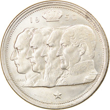 Coin, Belgium, 100 Francs, 100 Frank, 1950, AU(55-58), Silver, KM:138.1