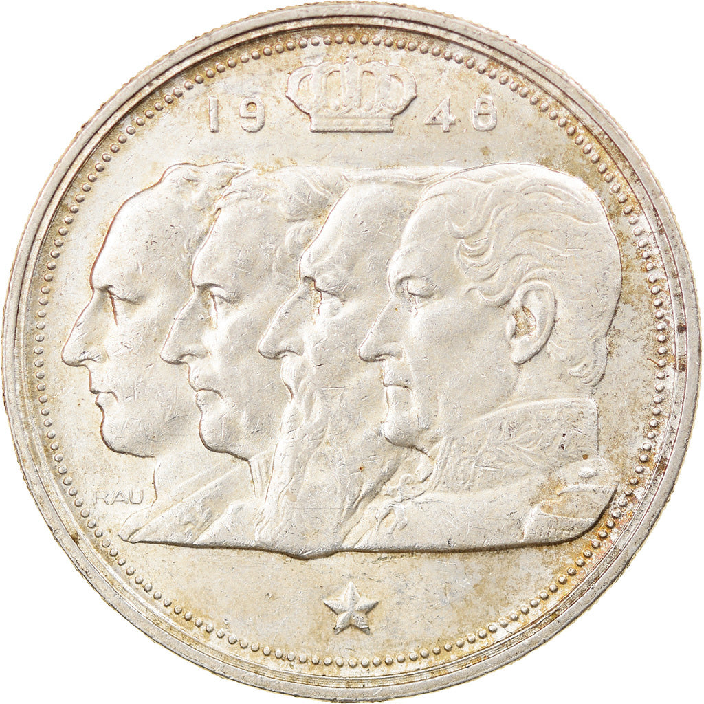 Coin, Belgium, 100 Francs, 100 Frank, 1948, EF(40-45), Silver, KM:139.1