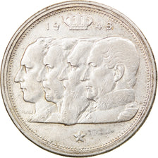 Coin, Belgium, 100 Francs, 100 Frank, 1949, EF(40-45), Silver, KM:139.1