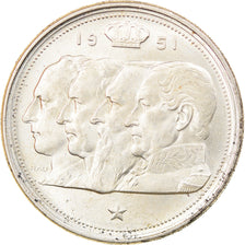 Coin, Belgium, 100 Francs, 100 Frank, 1951, AU(55-58), Silver, KM:139.1