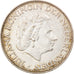 Moneda, Países Bajos, Juliana, 2-1/2 Gulden, 1963, MBC, Plata, KM:185