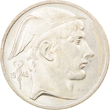 Moneda, Bélgica, 50 Francs, 50 Frank, 1948, MBC+, Plata, KM:137