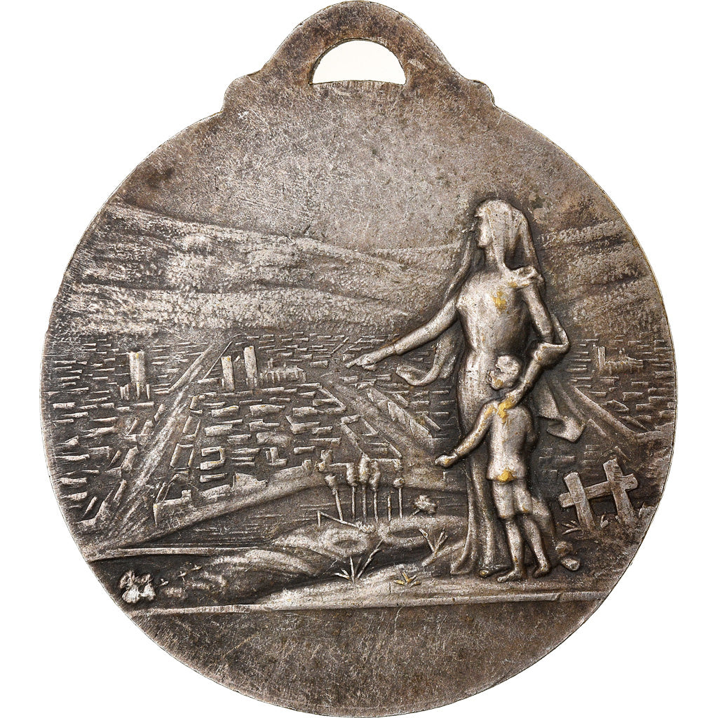 France, Médaille, Art Nouveau, Liberatum, Politics, Society, War, 1919