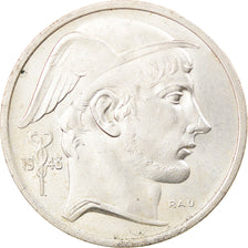 Coin, Belgium, 50 Francs, 50 Frank, 1948, AU(50-53), Silver, KM:137