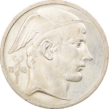 Coin, Belgium, 50 Francs, 50 Frank, 1948, EF(40-45), Silver, KM:137