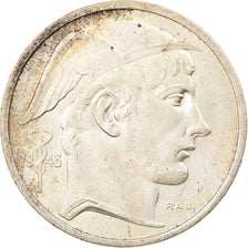 Moeda, Bélgica, 50 Francs, 50 Frank, 1948, EF(40-45), Prata, KM:137