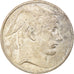 Moneta, Belgia, 50 Francs, 50 Frank, 1948, EF(40-45), Srebro, KM:137