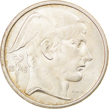 Munten, België, 50 Francs, 50 Frank, 1949, ZF, Zilver, KM:136.1