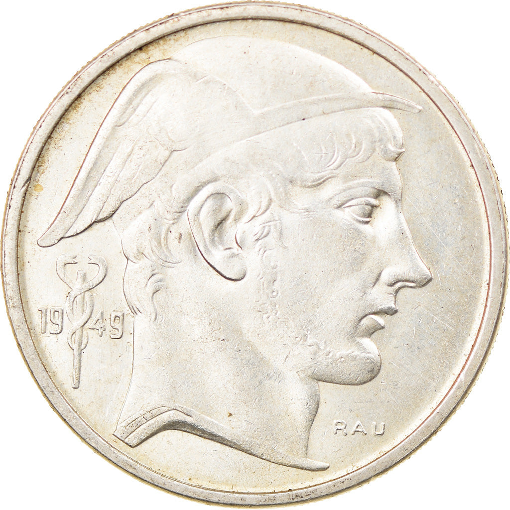 Moneta, Belgio, 50 Francs, 50 Frank, 1949, BB, Argento, KM:136.1