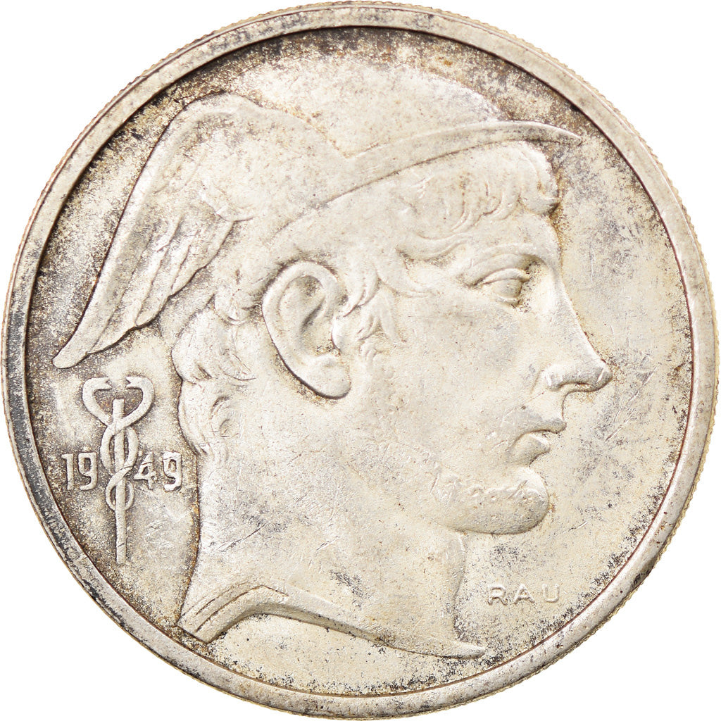 Coin, Belgium, 50 Francs, 50 Frank, 1949, EF(40-45), Silver, KM:136.1