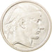 Moneda, Bélgica, 50 Francs, 50 Frank, 1949, BC+, Plata, KM:136.1