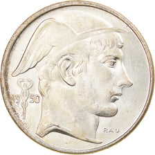 Münze, Belgien, 50 Francs, 50 Frank, 1950, SS, Silber, KM:137