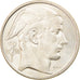 Moneda, Bélgica, 50 Francs, 50 Frank, 1950, MBC+, Plata, KM:137
