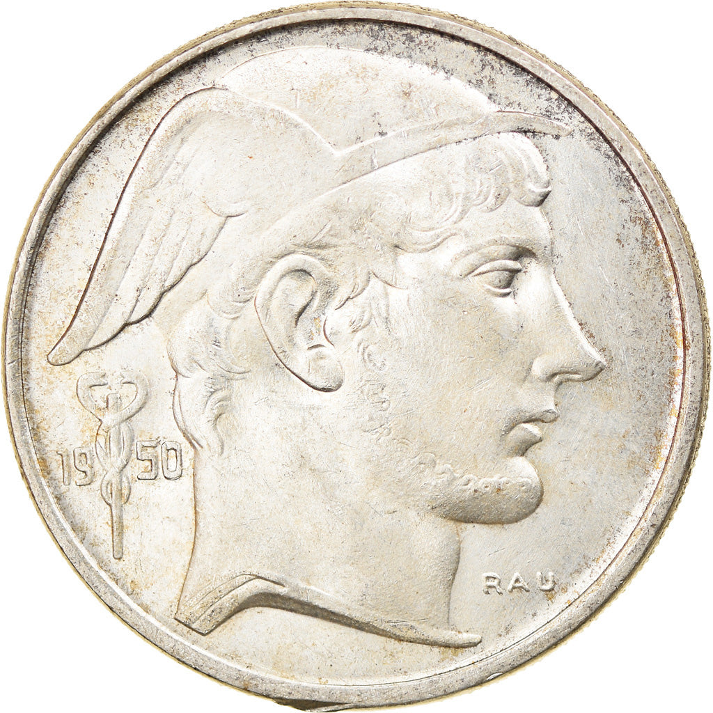 Moneta, Belgio, 50 Francs, 50 Frank, 1950, BB, Argento, KM:137
