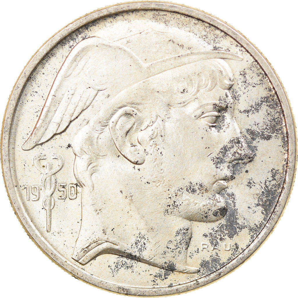 Coin, Belgium, 50 Francs, 50 Frank, 1950, VF(30-35), Silver, KM:137