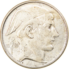 Coin, Belgium, 50 Francs, 50 Frank, 1950, EF(40-45), Silver, KM:137