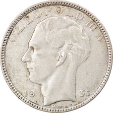 Coin, Belgium, Léopold III, 20 Francs, 20 Frank, 1935, EF(40-45), Silver