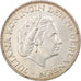 Munten, Nederland, Juliana, 2-1/2 Gulden, 1960, ZF+, Zilver, KM:185
