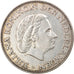 Coin, Netherlands, Juliana, 2-1/2 Gulden, 1960, EF(40-45), Silver, KM:185