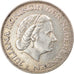Coin, Netherlands, Juliana, 2-1/2 Gulden, 1960, EF(40-45), Silver, KM:185