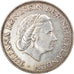 Coin, Netherlands, Juliana, 2-1/2 Gulden, 1960, EF(40-45), Silver, KM:185