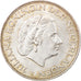 Coin, Netherlands, Juliana, 2-1/2 Gulden, 1961, AU(55-58), Silver, KM:185