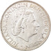 Münze, Niederlande, Juliana, 2-1/2 Gulden, 1961, SS+, Silber, KM:185