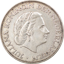 Moneta, Paesi Bassi, Juliana, 2-1/2 Gulden, 1961, BB+, Argento, KM:185