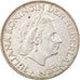 Coin, Netherlands, Juliana, 2-1/2 Gulden, 1961, EF(40-45), Silver, KM:185