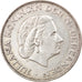 Coin, Netherlands, Juliana, 2-1/2 Gulden, 1961, EF(40-45), Silver, KM:185