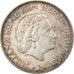 Coin, Netherlands, Juliana, 2-1/2 Gulden, 1961, EF(40-45), Silver, KM:185