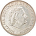 Coin, Netherlands, Juliana, 2-1/2 Gulden, 1962, EF(40-45), Silver, KM:185