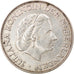 Coin, Netherlands, Juliana, 2-1/2 Gulden, 1963, EF(40-45), Silver, KM:185
