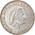 Coin, Netherlands, Juliana, 2-1/2 Gulden, 1963, EF(40-45), Silver, KM:185