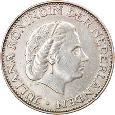 Moneda, Países Bajos, Juliana, 2-1/2 Gulden, 1964, MBC, Plata, KM:185