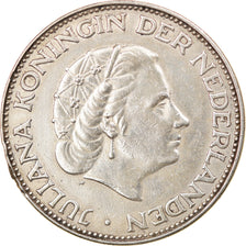 Coin, Netherlands, Juliana, 2-1/2 Gulden, 1964, EF(40-45), Silver, KM:185