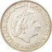 Moneda, Países Bajos, Juliana, 2-1/2 Gulden, 1966, MBC+, Plata, KM:185