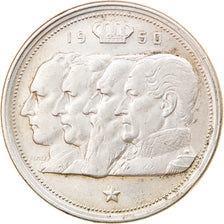 Coin, Belgium, 100 Francs, 100 Frank, 1950, EF(40-45), Silver, KM:138.1