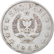 Coin, Albania, 50 Qindarka, 1964, VF(30-35), Aluminum, KM:42