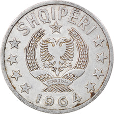 Coin, Albania, 50 Qindarka, 1964, EF(40-45), Aluminum, KM:42