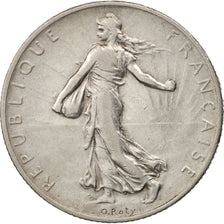 Coin, France, Semeuse, 2 Francs, 1908, Paris, EF(40-45), Silver, KM:845.1