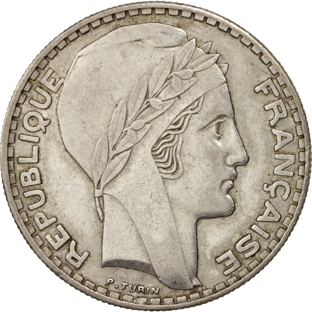 France, Turin, 20 Francs, 1938, Paris, TTB+, Argent, KM:879, Gadoury:852