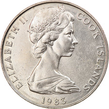 Coin, Cook Islands, Elizabeth II, Dollar, 1983, Franklin Mint, EF(40-45)
