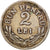 Moneta, Rumunia, Ferdinand I, 2 Lei, 1924, EF(40-45), Miedź-Nikiel, KM:47