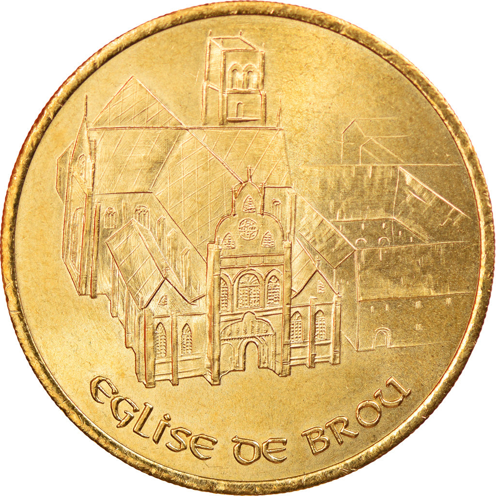 Francja, Euro, Bourg en Bresse Eglise de Brou, 1997, Jeton, EF(40-45)